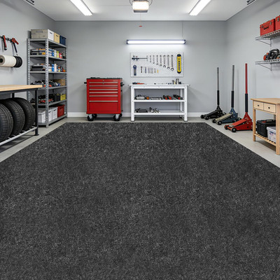 Heavy Duty Extra Large Garage Floor Mat 8.8x22 FT - Oil Absorbent & Washable