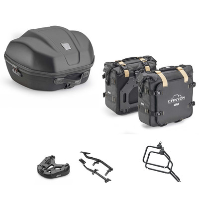 GIVI Kit Motorcycle Panniers WL901B with GRT720B for Aprilia Tuareg 2021-2025