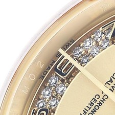 Rolex President Datejust Yellow Gold Myriad Diamond Dial Ladies Watch 179178 6