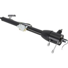 Universal Gm Tilt Steering Column 28 Black Floor Shift - 5-position Tilt
