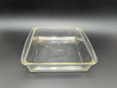 PYREX Clear 8x8 Baking Dish 222 Square Vintage