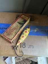 Vintage Heddon Fishing Lure Musky Size With Box Antique Fishing Tackle