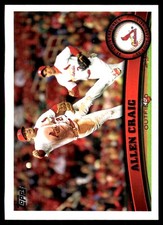 Allen Craig 2011 Topps Update #US255 Cardinals MLB READ FREE SHIP AutographDen