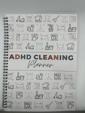 ADHD Cleaning Family Chore Chart Yearly Cleaning Checklist Planner Book SEALED