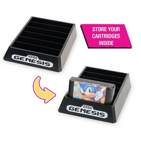 Sega Genesis Display Console - Supervillain Boss Bundle + Sonic 1