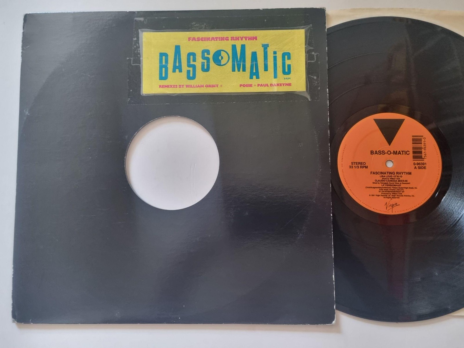 Bassomatic - Fascinating Rhythm 12'' Vinyl Maxi US REMIXES