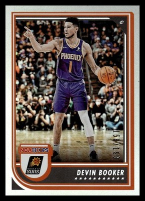 2022-23 Hoops Silver Holo /199 #164 Devin Booker Phoenix Suns Basketball