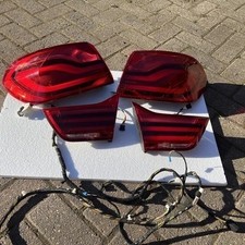 GENUINE BMW 4 SERIES  COMPLETE LCI LED REAR TAIL LIGHT SET WITH LOOM