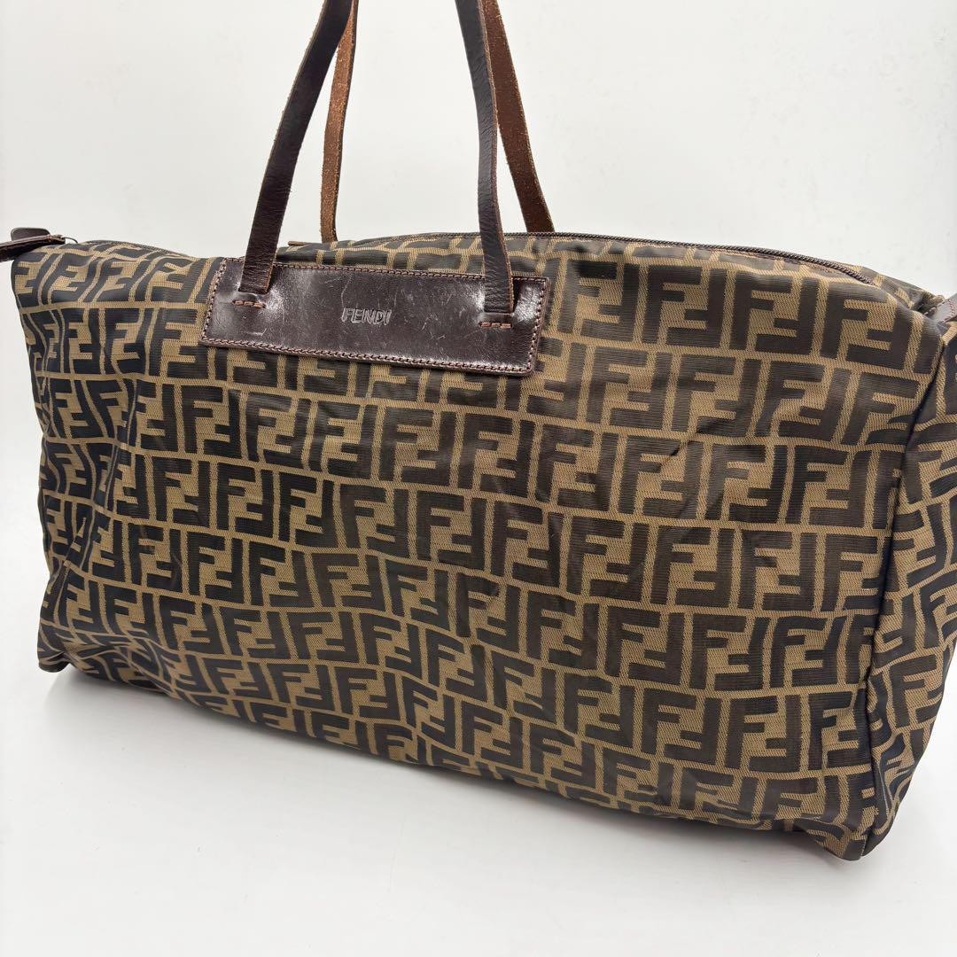 FENDI Boston Travel Bag in Rare Zucca FF Allover Pattern