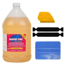 RapidTac Vinyl Wrap Application Fluid 128 Ounces Spray Bottle Including Tools