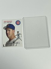 2013 Topps Archives Chicago Cubs Season Ticket Holder Greg Maddux CUBS-74 w/Case