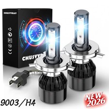 2x H4 9003 LED Headlight Kit 6000K High/Low Bulbs For HONDA CIVIC 1992-2002 2003