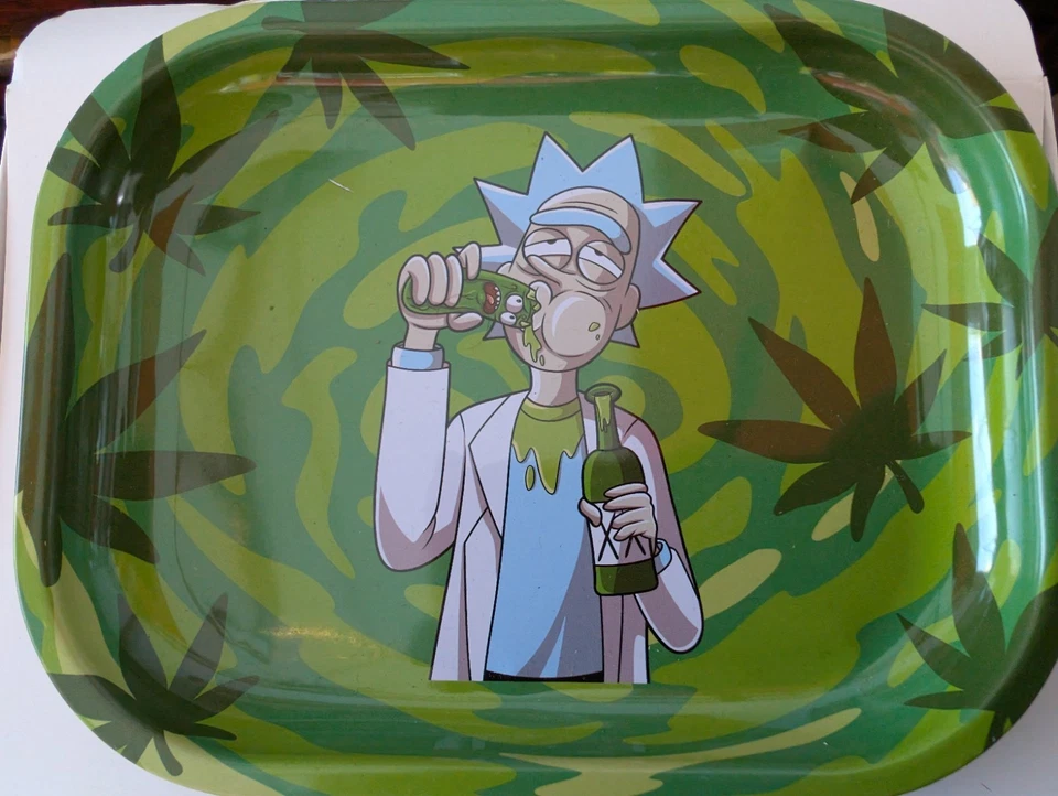 Rick And Morty Rolling Tray 18 X 14cm
