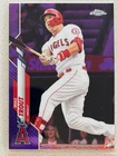 Mike Trout 2020 Topps Chrome Purple Refractor /299! Angels