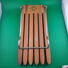 Vintage PANTS-RAK Wooden Pants Hanger Mid Century Art Deco Glines Co.