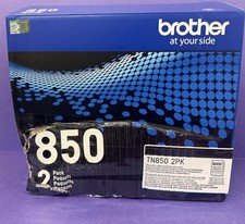 Brother High-Yield Black Toner Cartridge Twin Pack TN850 2PK, Model: TN8502PK