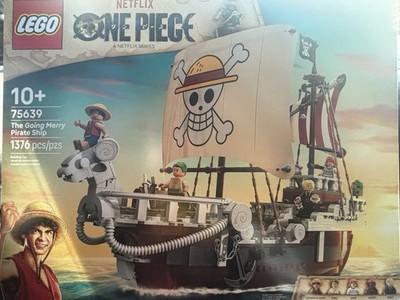 LEGO One Piece The Going Merry Pirate Ship 75639, 1376 Pieces, Luffy & Crew