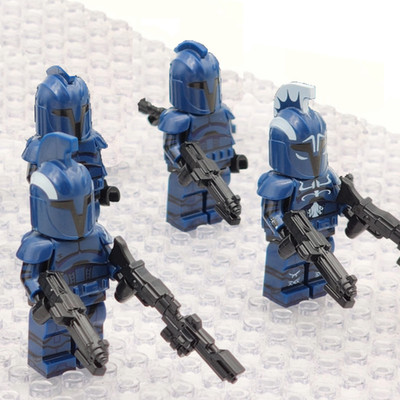 4x Senate Commando Troopers incl. Jayfon & Faro Argyus - star wars lego