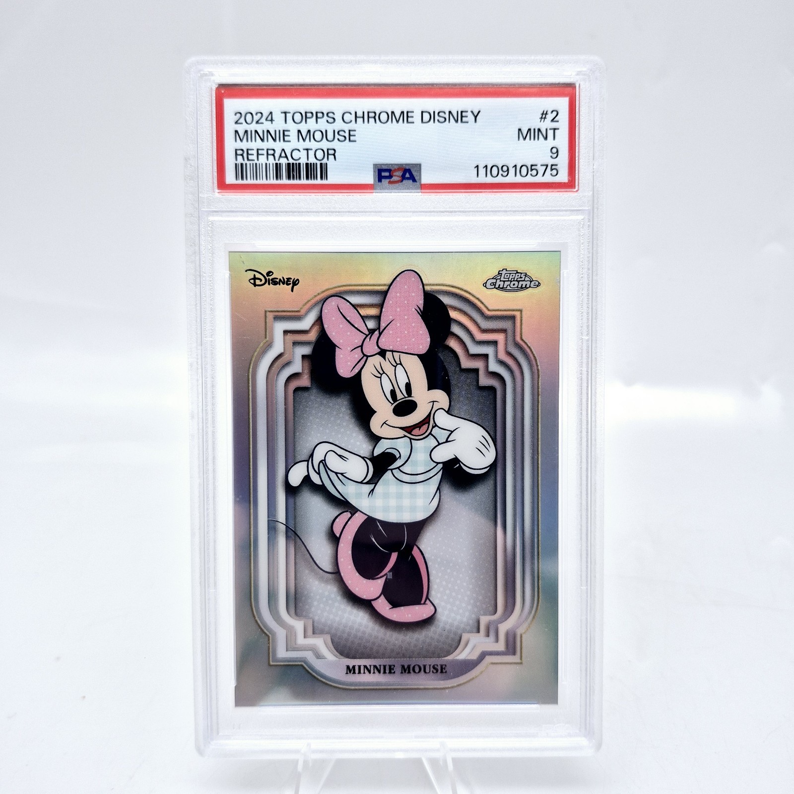 2024 Topps Topps Chrome Refractor #2 Minnie Mouse front