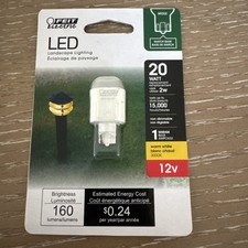 Feit Electric 20 Watt / 120 Volt LED G8 Base Replacement Warm White Bulb NEW