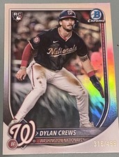 2025 Bowman Chrome - Dylan Crews RC #3 Refractor /499