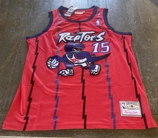 Vince Carter #15 Toronto Raptors NBA Mitchell & Ness Jersey Size Large BrandNew!