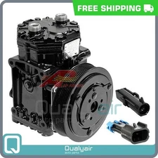 New Compressor for York and Clutch Kit - 8 Groove 6" Clutch