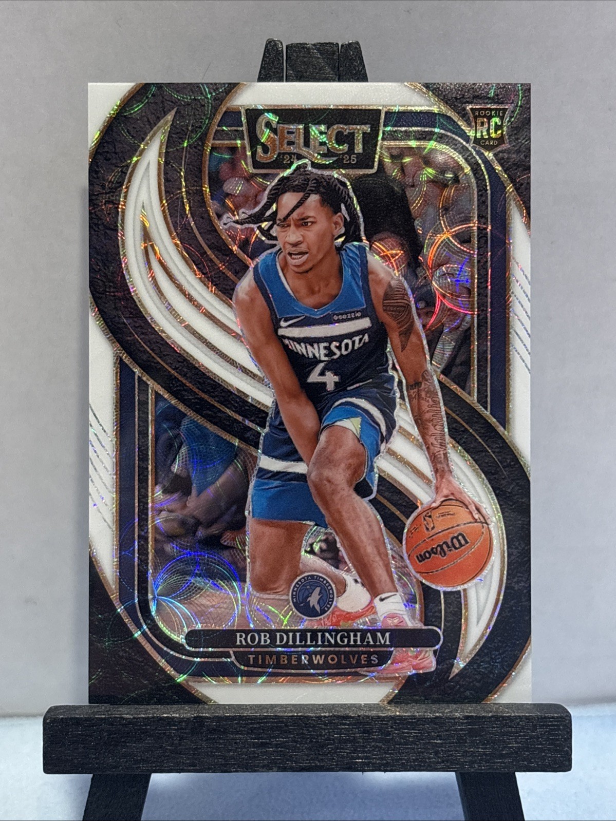 2024-25 Panini Select - Premier Level Rob Dillingham White Scope /35 (RC)