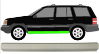 Schweller FüR Jeep Grand Cherokee 1991 - 1999 Links
