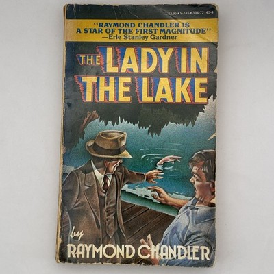 The Lady in the Lake Raymond Chandler V-145 Philip Marlowe 1976 Vintage Books PB