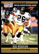 Rod Woodson 1990 Pro Set #16 Steelers NFL READ FREE SHIPPING AutographDen