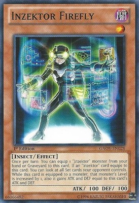 Inzektor Firefly - GAOV-EN028 - Common - 1st Edition - Heavily Played