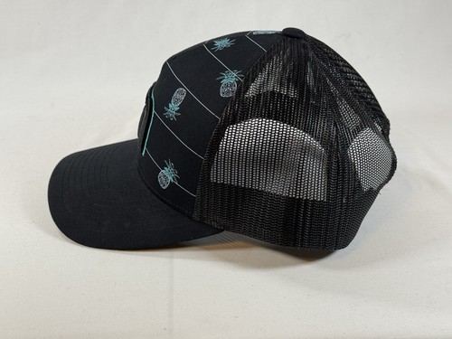 Travis Mathew Hat Cap Adult Snapback Black Pineapple Yupoong Trucker Flex Fit - Picture 2 of 8