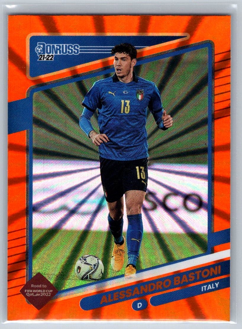 2021-22 Donruss Alessandro Bastoni Holo Orange Laser #76