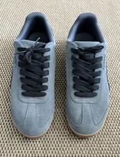 Zapatos deportivos PUMA Roma de gamuza para hombre talla 10 sombra oscura negros de caña baja