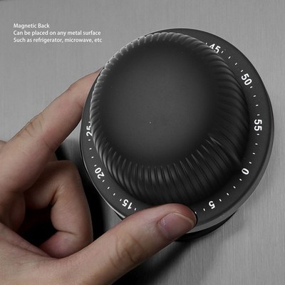Mechanical Timer Magnetic Backing Stainless Steel Body Countdown Reminder Timer
