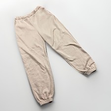 90s 80s Vintage Sweatpants Tan Beige L Acrylic Blank Soft Gym Joggers