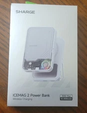 Ends 9/22 11PM PST SHARGE CarbonMag ICEMAG 2 Power Bank Wireless Charging