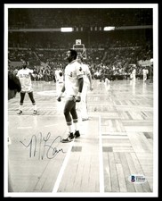 M.L. ML Carr Signed 8x10 Photo Boston Celtics Vintage Beckett BAS #T29105