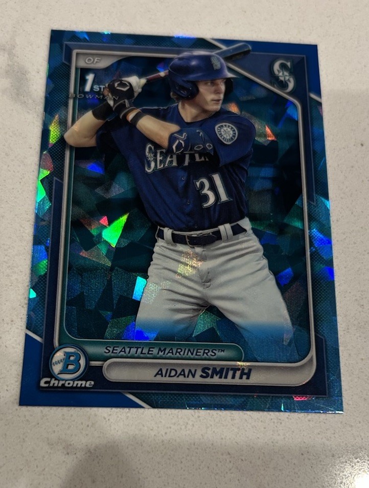 2024 Bowman Sapphire Edition - Chrome Prospects Aidan Smith #BCP-45 (RC)