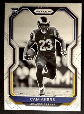 2020 Panini Prizm - Cam Akers #376 Variation Negative Black & White