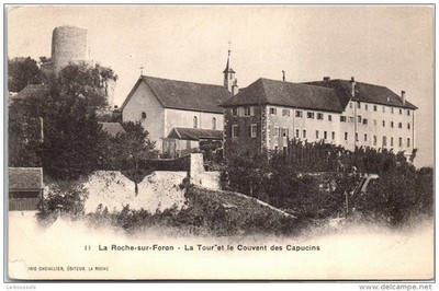 73 LA ROCHE SUR FORON - la tower et le convent des Capuchins
