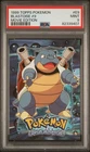 BLASTOISE #E9 Topps Pokemon First Movie Blue Logo, 1st Print - PSA 9