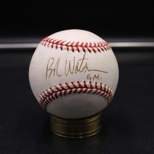 Bob Watson Signed Rawlings ONL Baseball Auto Autograph Inscribed G.M. ZJ22606