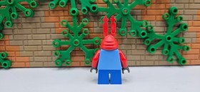 (S5 / 6 / 12) Lego SpongeBob bob005 Mr. Krabs 3825