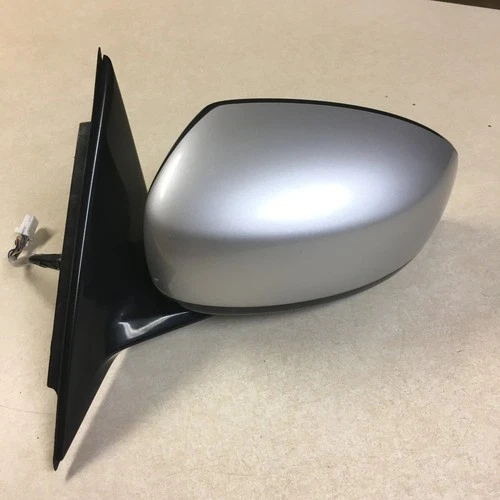 2007-2008 Infiniti G35 Driver Door Side Mirror Assy Silver Metallic K23 & Black