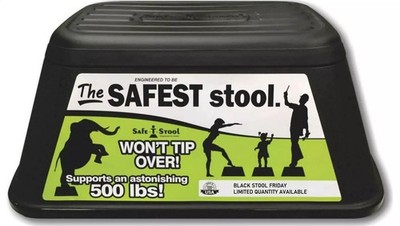 Safe-T-Stool Non Tip American Made Step Stool