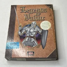 Legends of Valour - IBM PC - Complete in Big Box - 3.5” Floppy - Rare SSI RPG