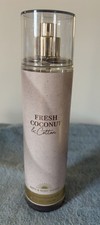 Bath and Body Works FRESH COCONUT & COTTON Fine Fragrance Body Mist 8 oz READ