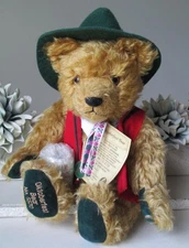 Vintage Hermann Musical Mohair Bear Octoberfest  Limited Edition w/Original Box